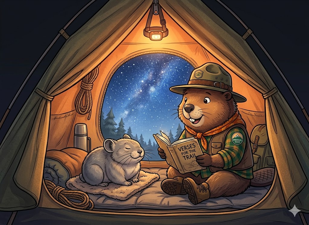 Bob reading at night